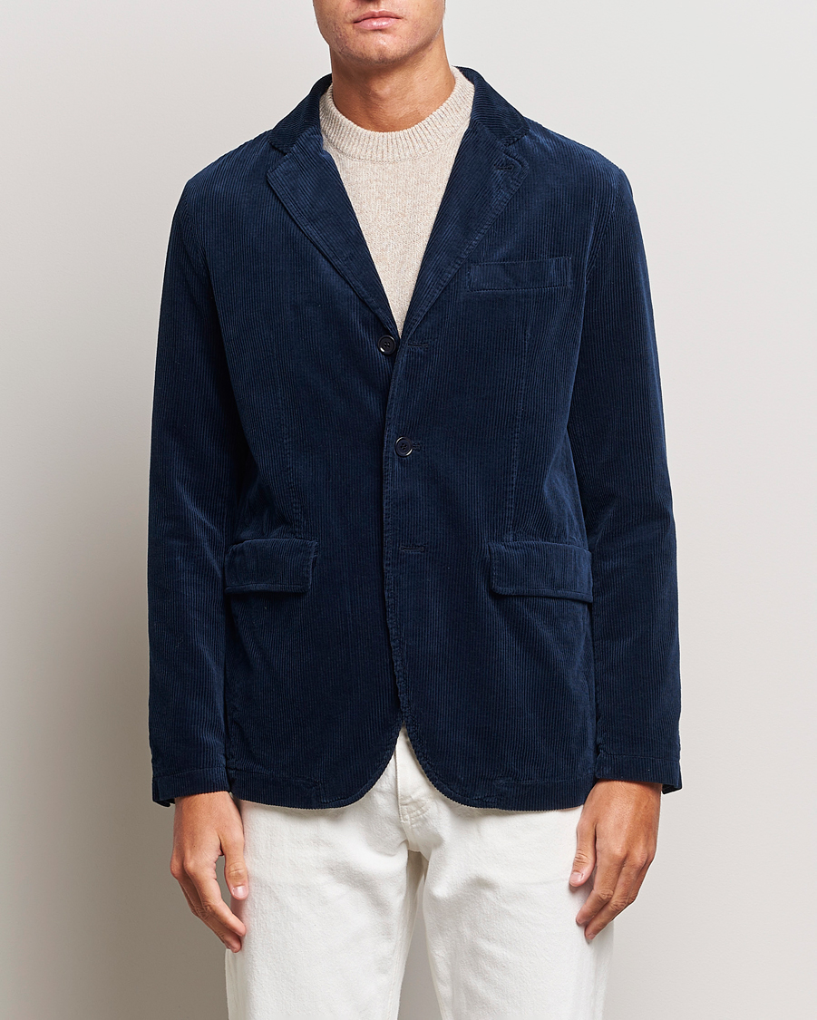 Mies | Pikkutakit | Aspesi | Corduroy Blazer Navy