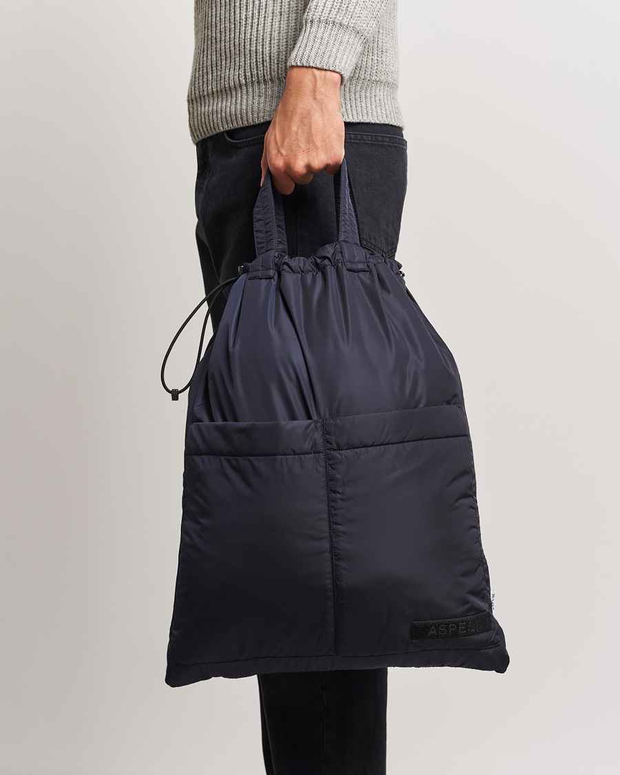 Mies | Aspesi Nylon Totebag Navy | Aspesi | Nylon Totebag Navy