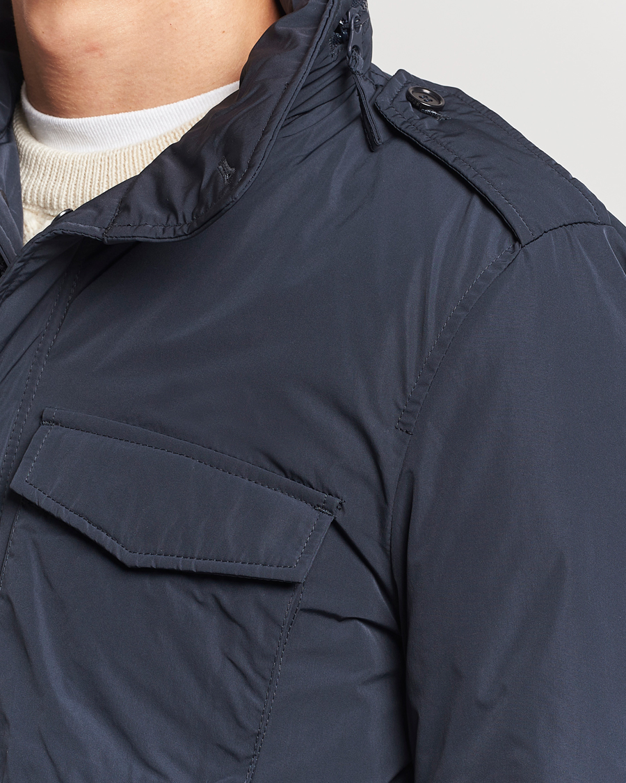 Mies | Takit | Aspesi | Minifield Nylon Field Jacket Navy