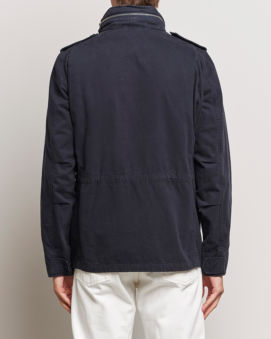Mies | Takit | Aspesi | Lined Cotton Field Jacket Navy