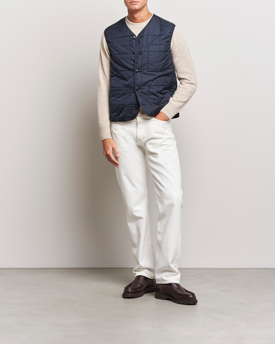 Mies | Takit | Aspesi | Lined Cotton Field Jacket Navy