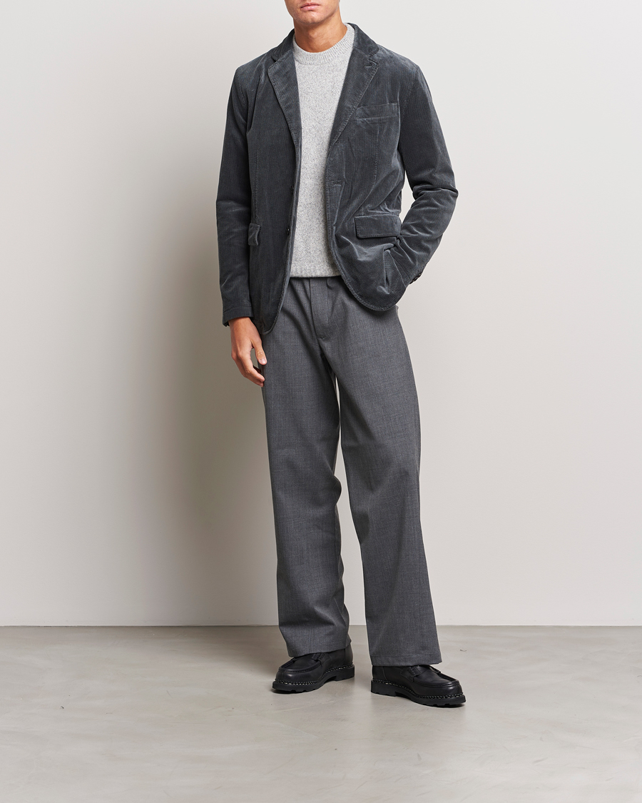 Mies | Pikkutakit | Aspesi | Corduroy Blazer Charcoal