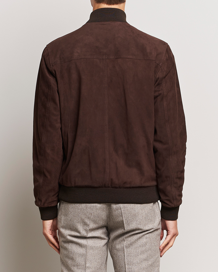 Mies | Takit | Valstar | Valstarino Suede Jacket Dark Brown