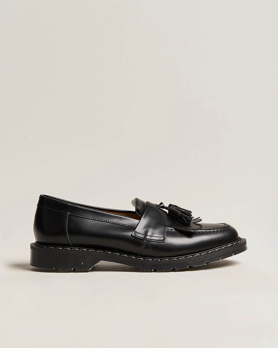 Mies | Loaferit | Solovair | Tassel Loafer Black Shine