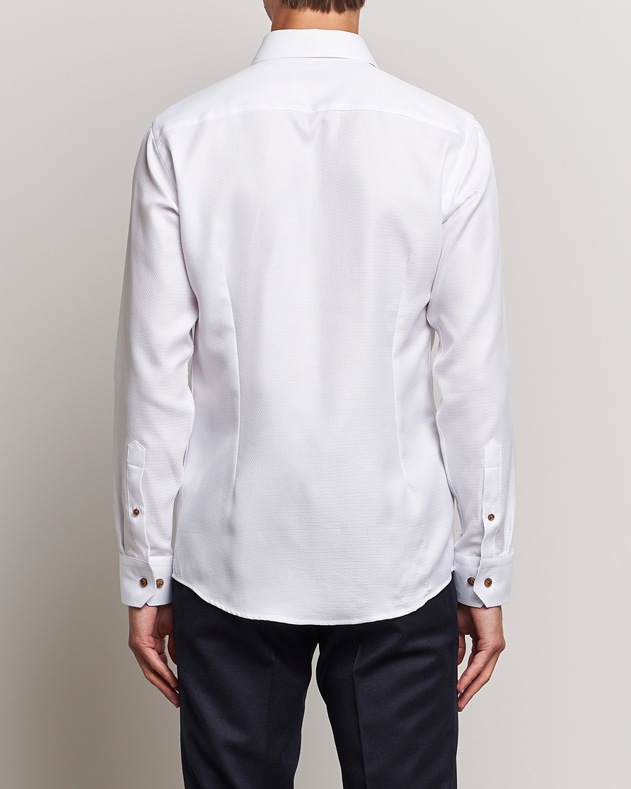 Mies | Kauluspaidat | Eton | Slim Fit Royal Dobby Contrast Shirt White