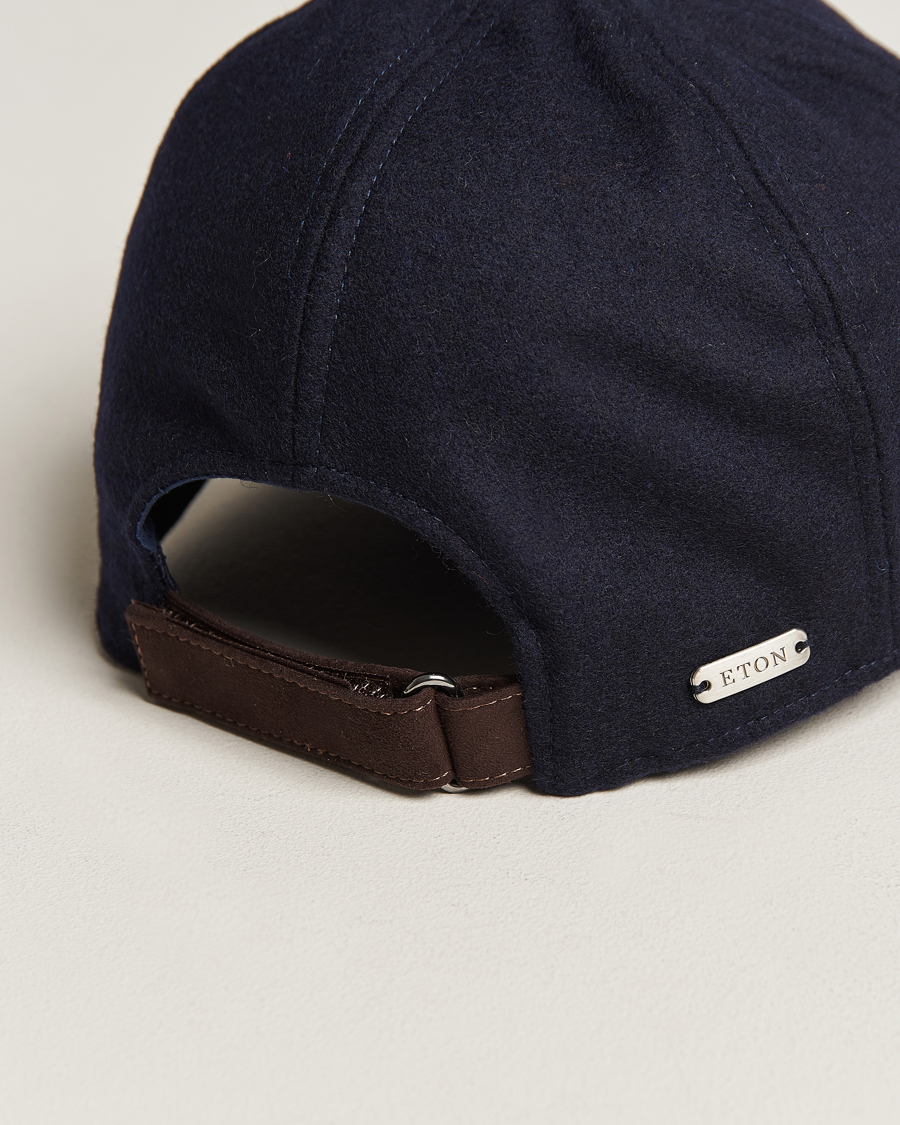 Mies | Eton Wool Baseball Cap Navy Blue | Eton | Wool Baseball Cap Navy Blue