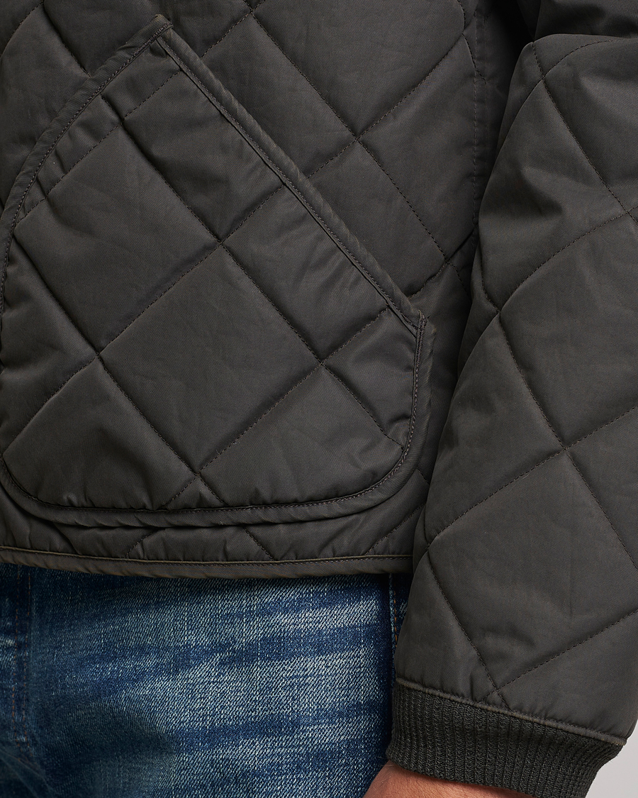 Mies | Takit | RRL | Benton Quilted Bomber Vintage Black
