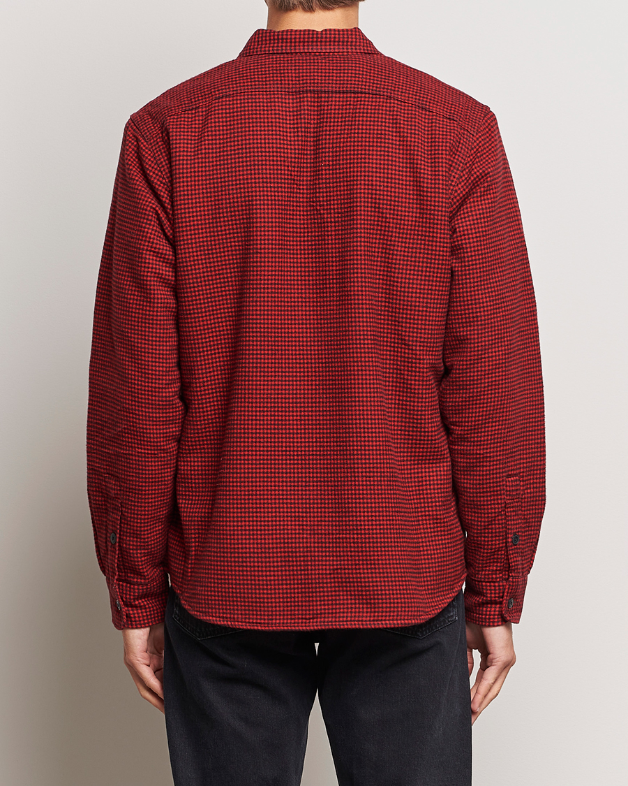 Mies | Takit | RRL | Vermont Shearling Lined Shirt Jacket Red/Black