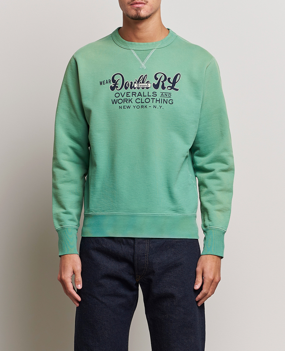 Mies |  | RRL | Graphic Sweatshirt Turquoise
