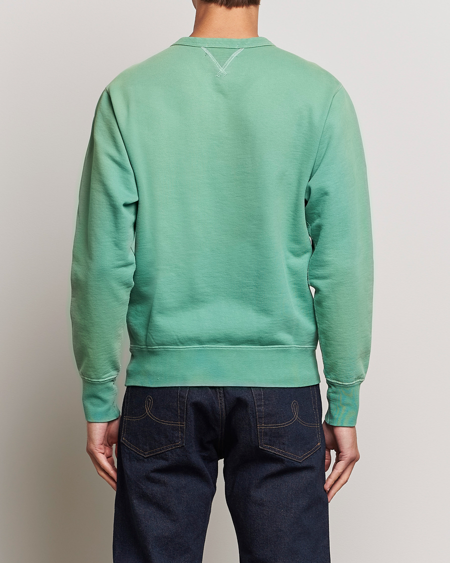 Mies | Puserot | RRL | Graphic Sweatshirt Turquoise