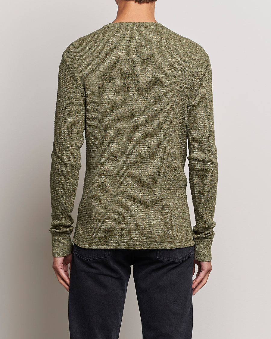 Mies | Puserot | RRL | Long Sleeve Henley Olive