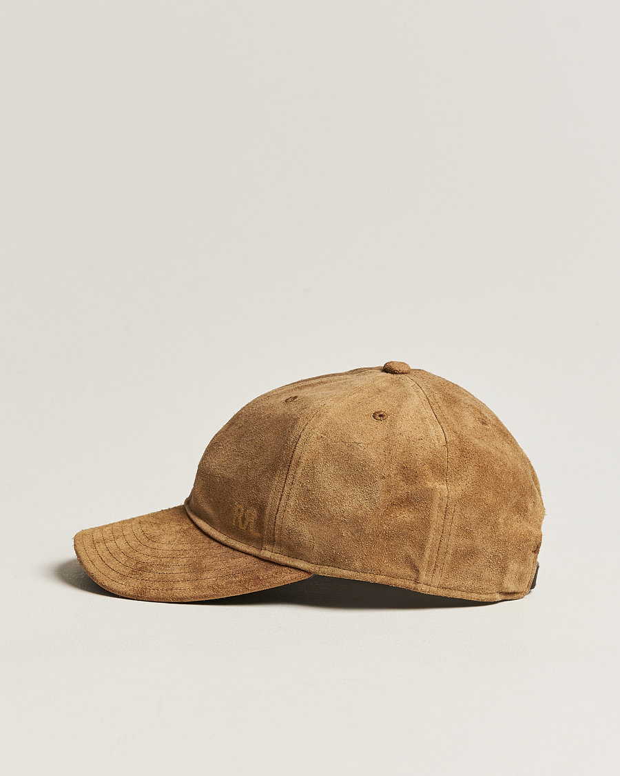 Mies | RRL Rough Out Baseball Cap Brown | RRL | Rough Out Baseball Cap Brown