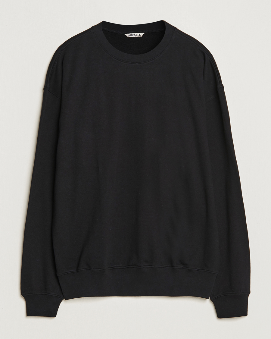 Mies |  | Auralee | High Gauge Sweatshirt Black