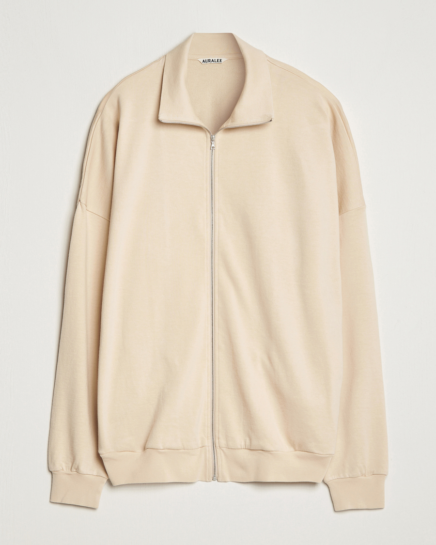 Mies | Puserot | Auralee | High Gauge Zip Blouson Light Beige