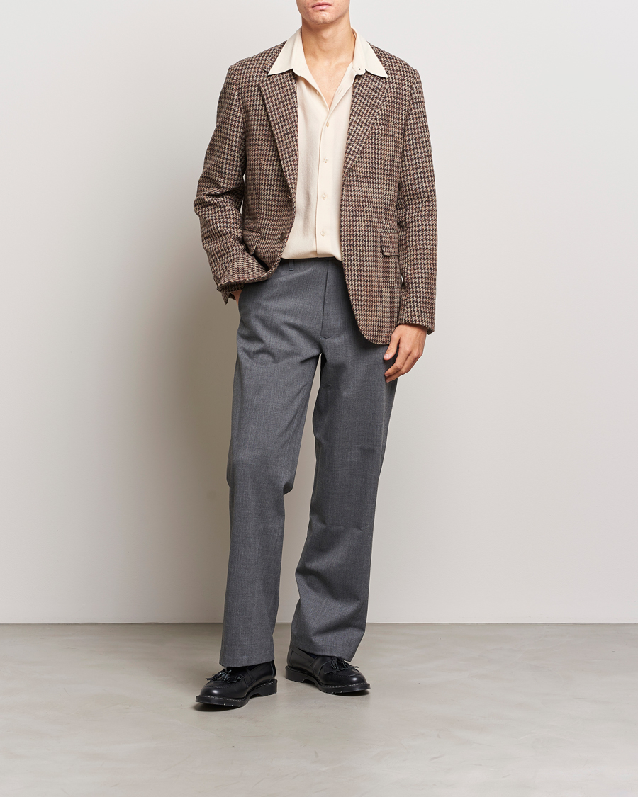 Mies | Pikkutakit | Auralee | Houndstooth Wool Blazer Brown
