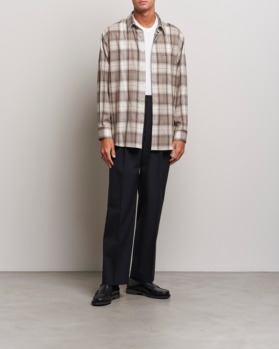 Mies | Housut | Auralee | Wool Gabardine Slacks Black