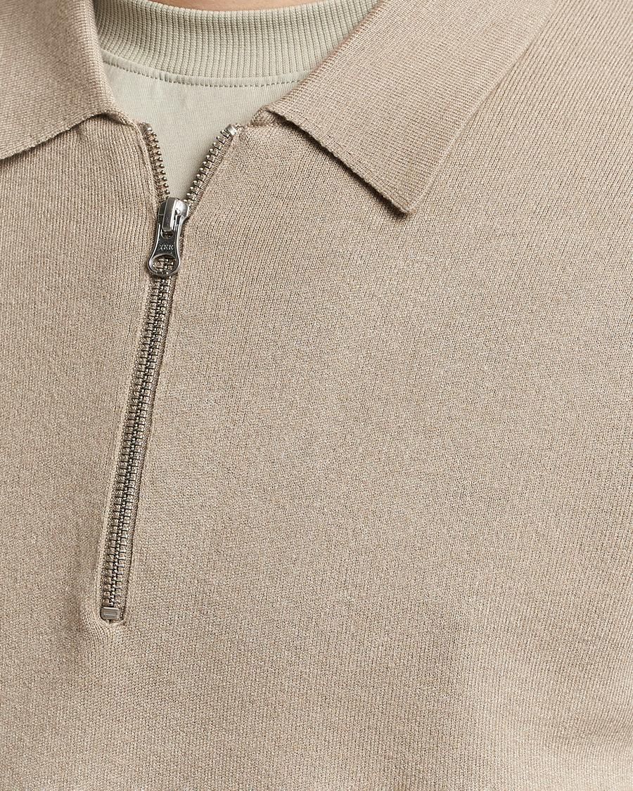 Mies | Puserot | Samsøe Samsøe | Guna Half Zip Pure Cashmere