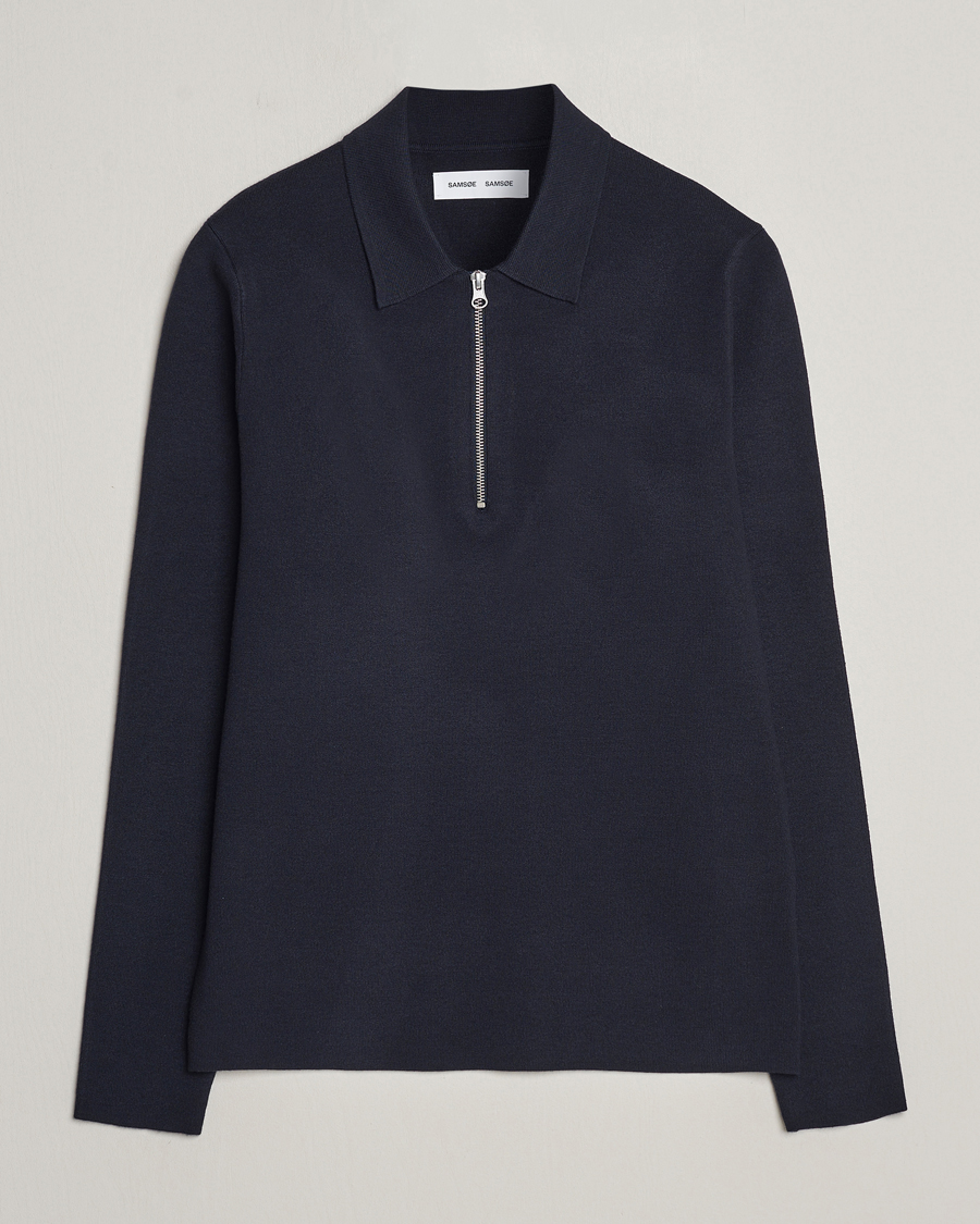 Mies | Puserot | Samsøe Samsøe | Guna Half Zip Sky Captain
