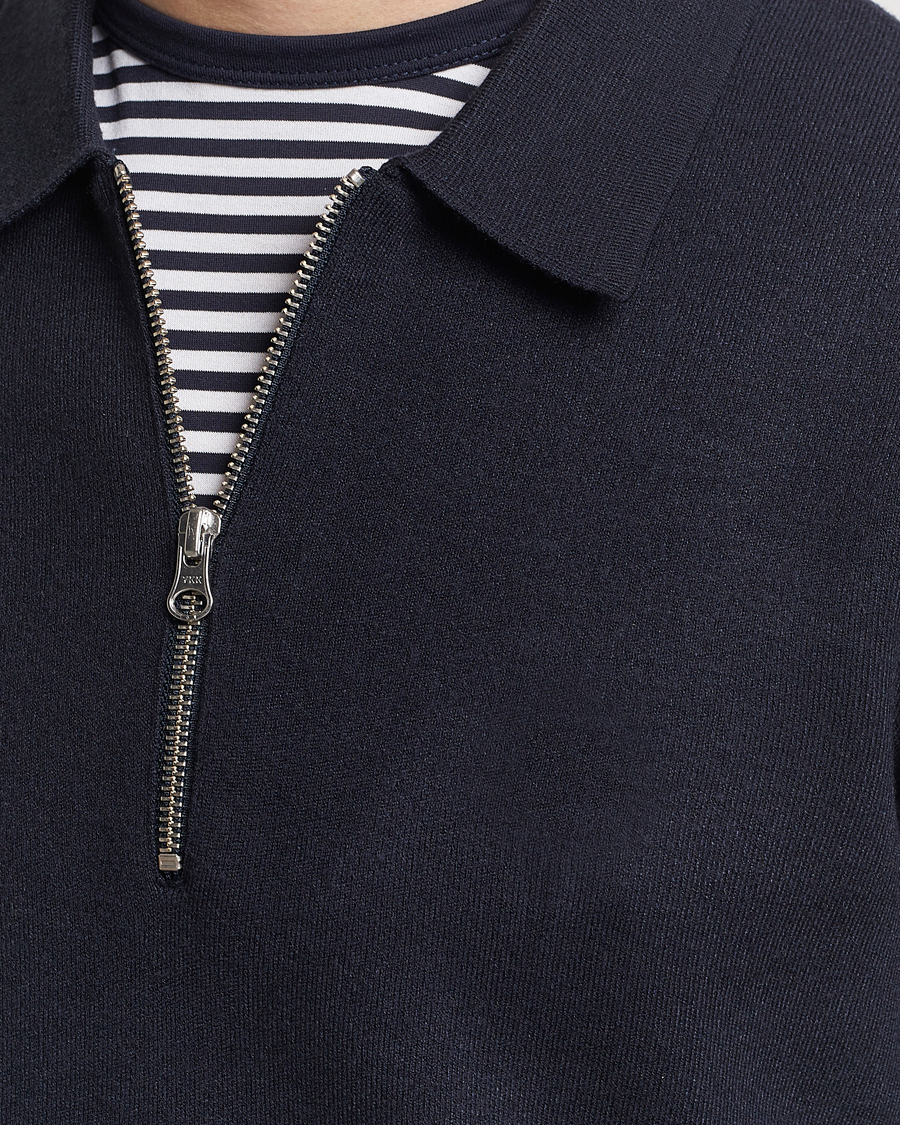 Mies | Puserot | Samsøe Samsøe | Guna Half Zip Sky Captain