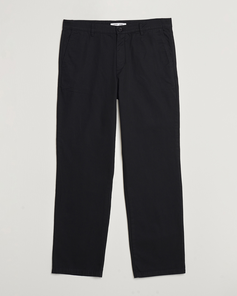 Mies | Housut | Samsøe Samsøe | Johnny Cotton Trousers Black