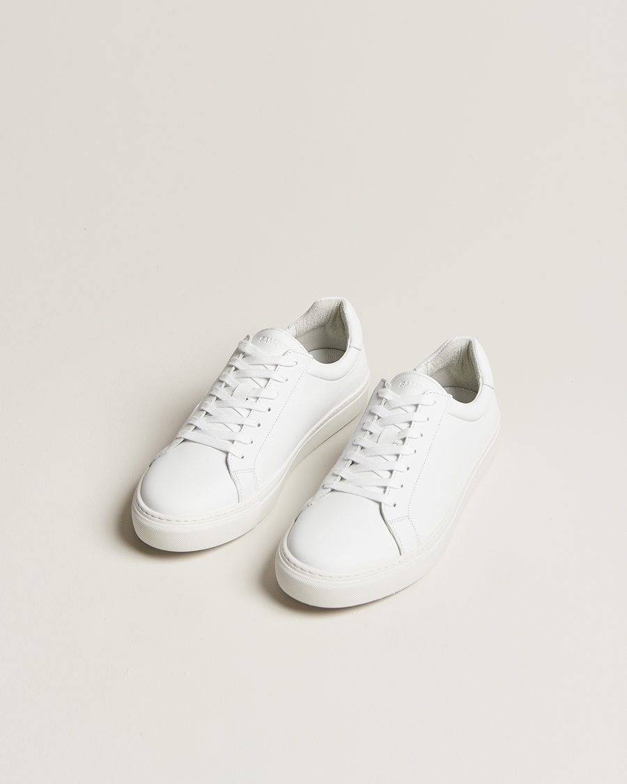 Mies |  | Samsøe & Samsøe | Saharry Leather Sneakers White