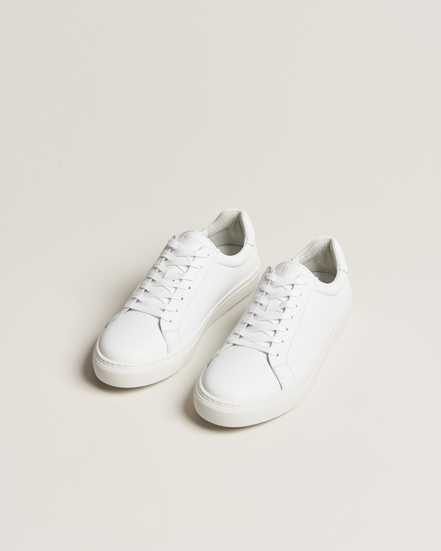 Mies | Tennarit | Samsøe Samsøe | Saharry Leather Sneakers White
