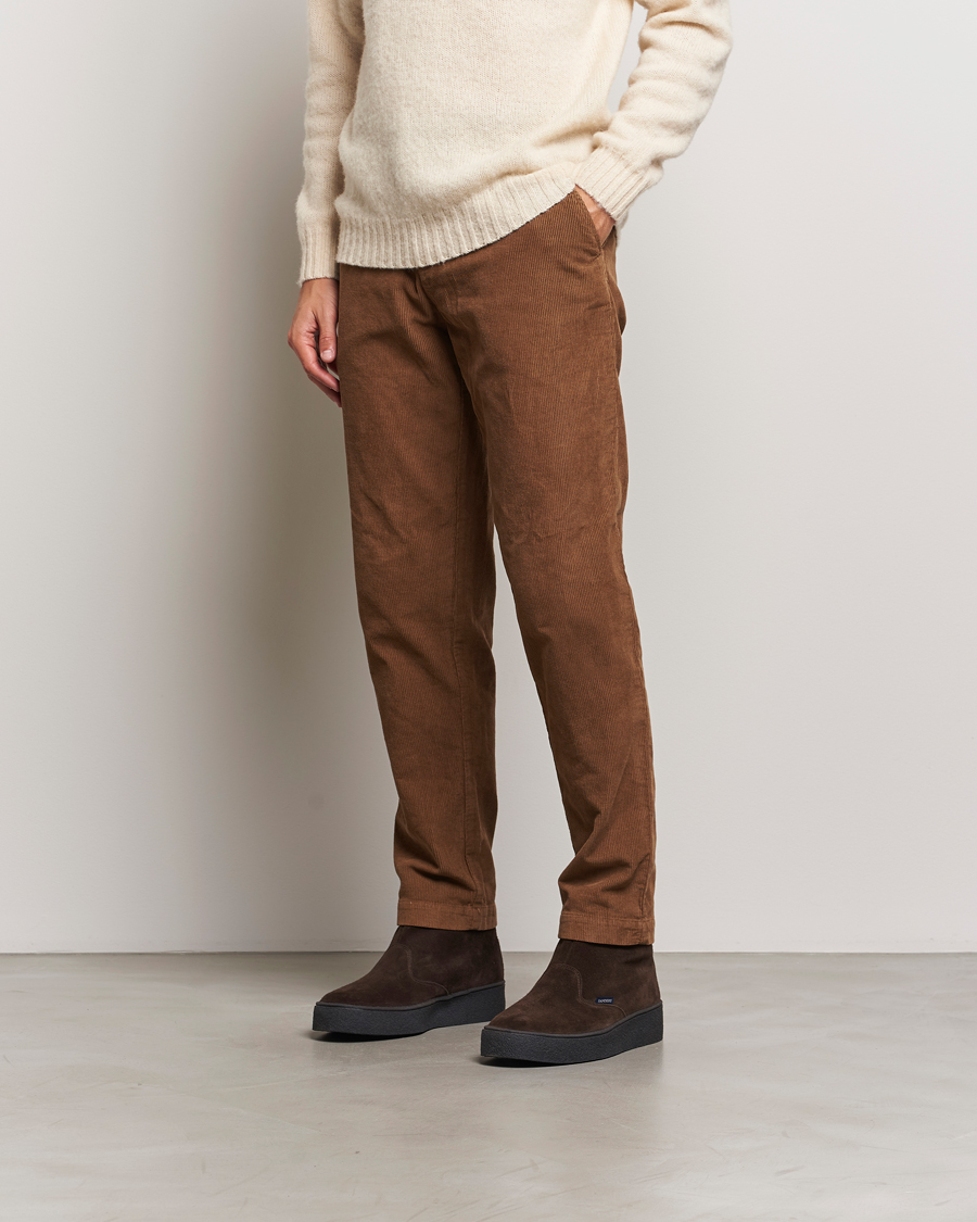 Mies | Nilkkurit | Sanders | Sherling Lined Suede Curling Boot Chocolate