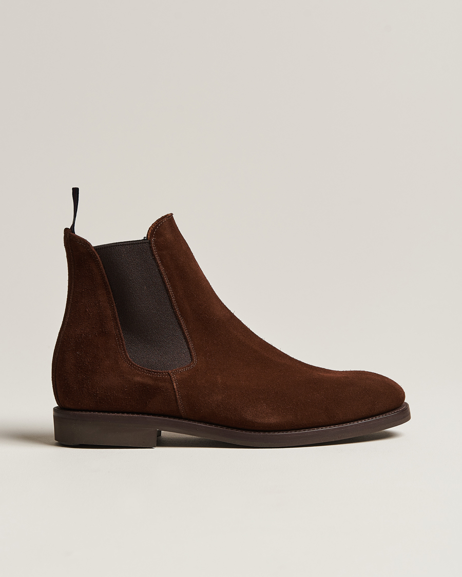 Mies |  | Sanders | Liam Chelsea Boot Polo Snuff Suede