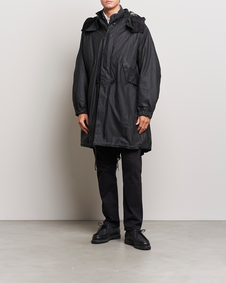 Mies | Takit | Barbour Heritage | Torrent Waxed Parka Black
