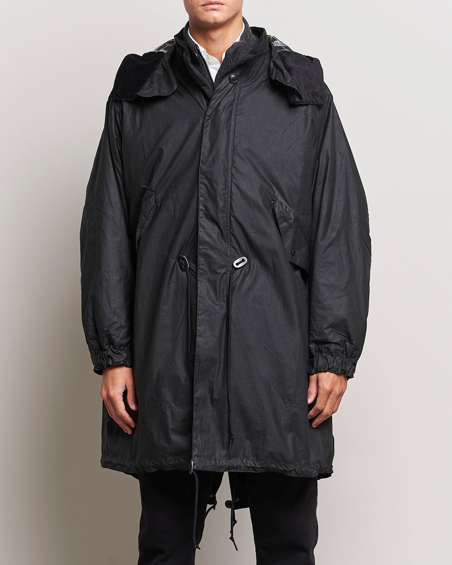 Mies | Takit | Barbour Heritage | Torrent Waxed Parka Black