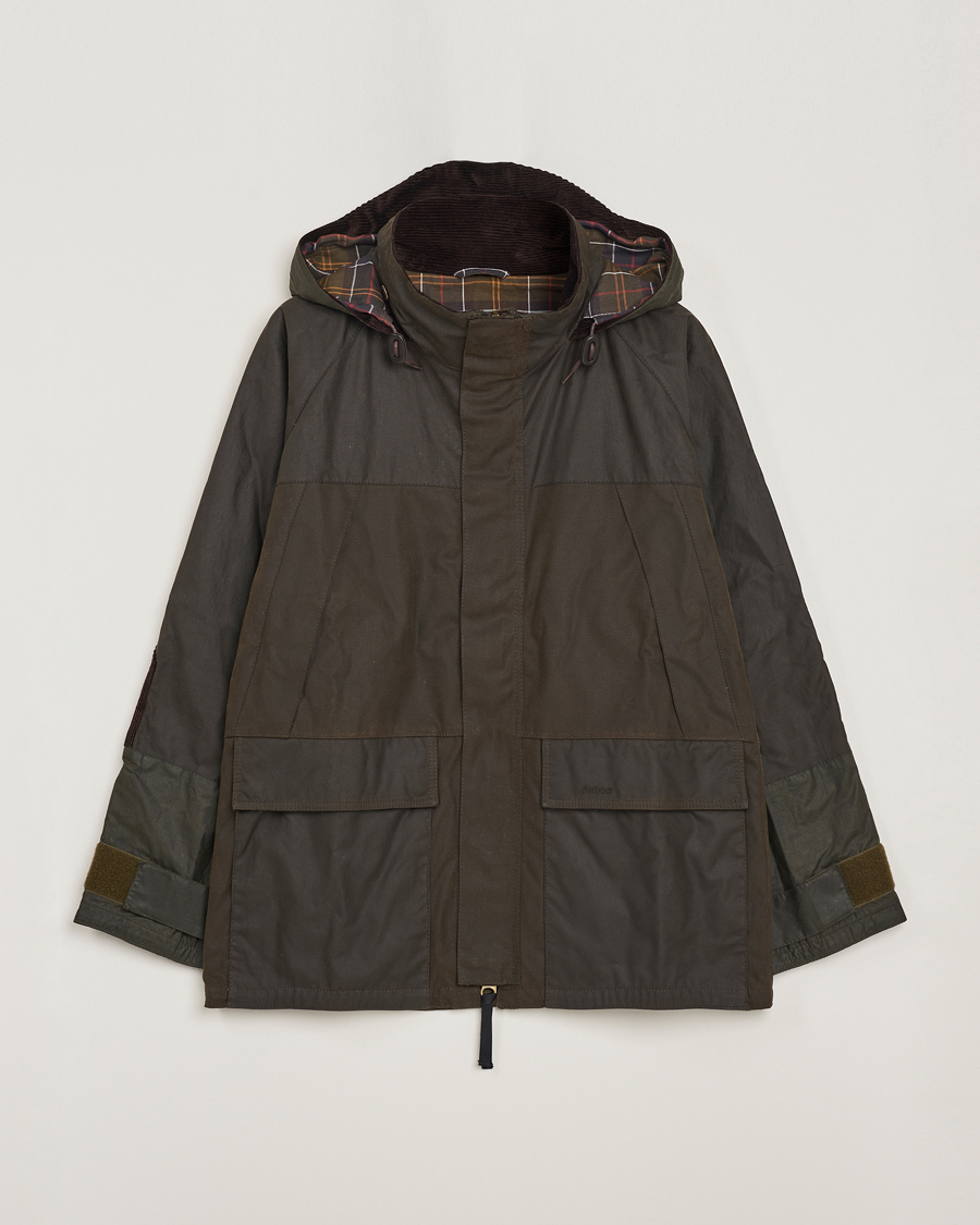 Mies |  | Barbour Heritage | Short Field Parka Olive