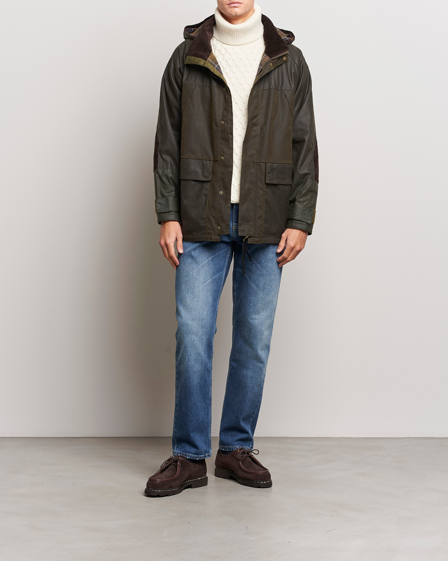 Mies | Takit | Barbour Heritage | Short Field Parka Olive