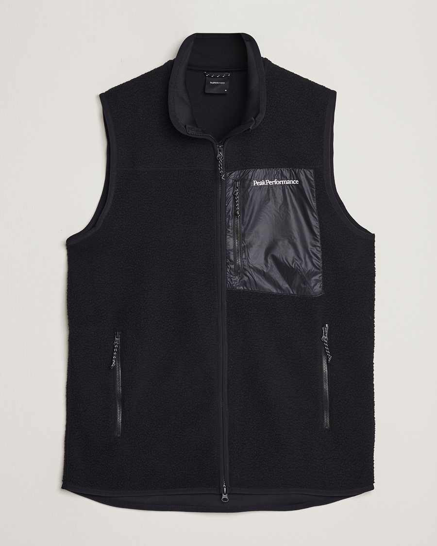Mies | Peak Performance Pile Vest Black | Peak Performance | Pile Vest Black