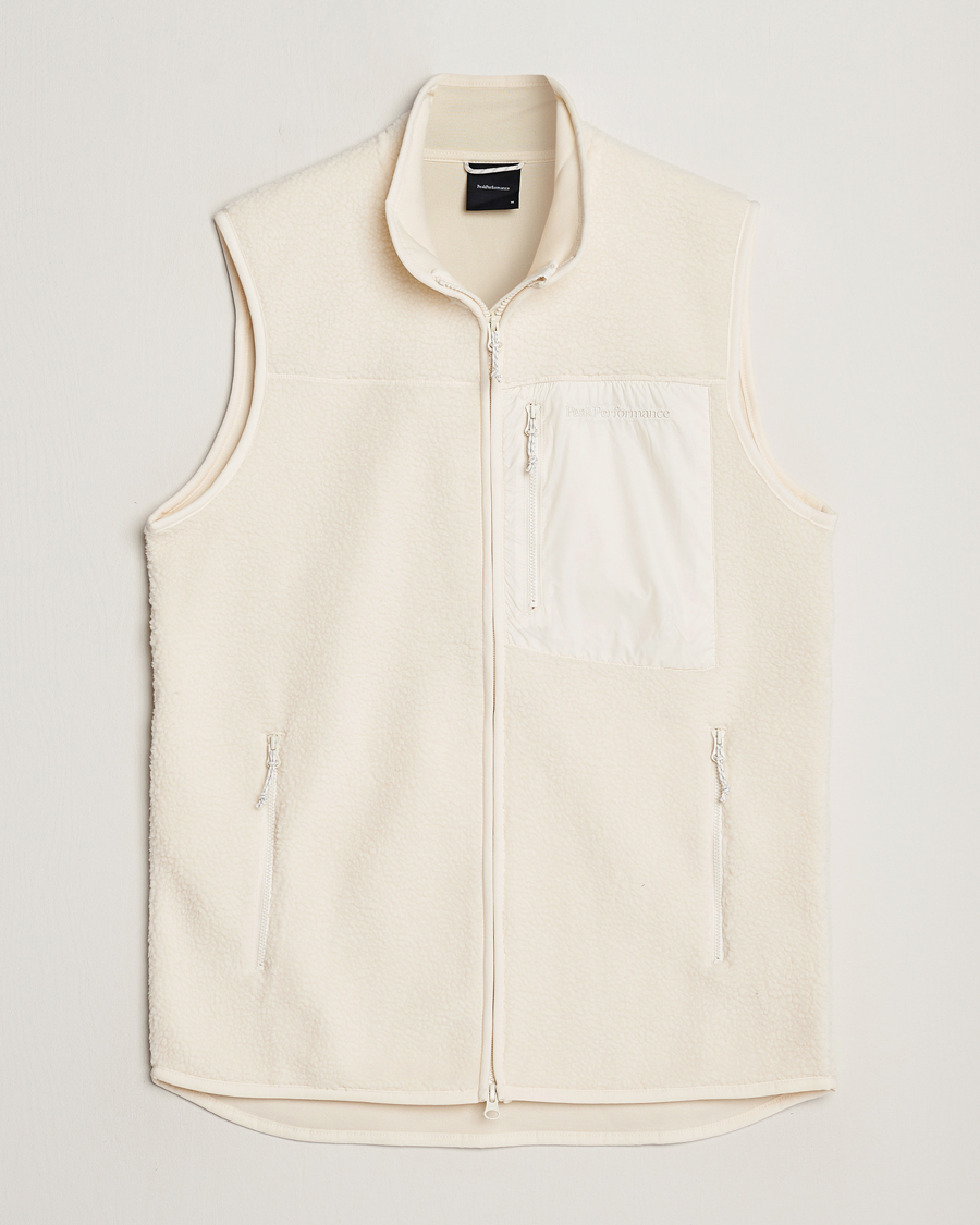 Mies | Peak Performance Pile Vest Vintage White | Peak Performance | Pile Vest Vintage White