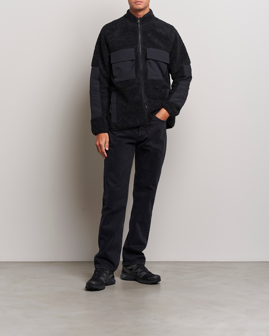 Mies | Puserot | Peak Performance | Heavy Pile Full Zip Black
