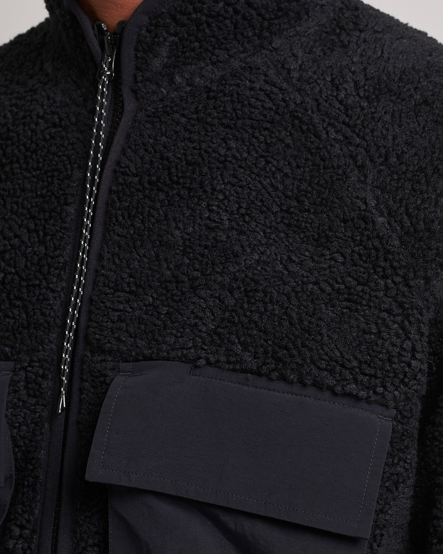 Mies | Puserot | Peak Performance | Heavy Pile Full Zip Black
