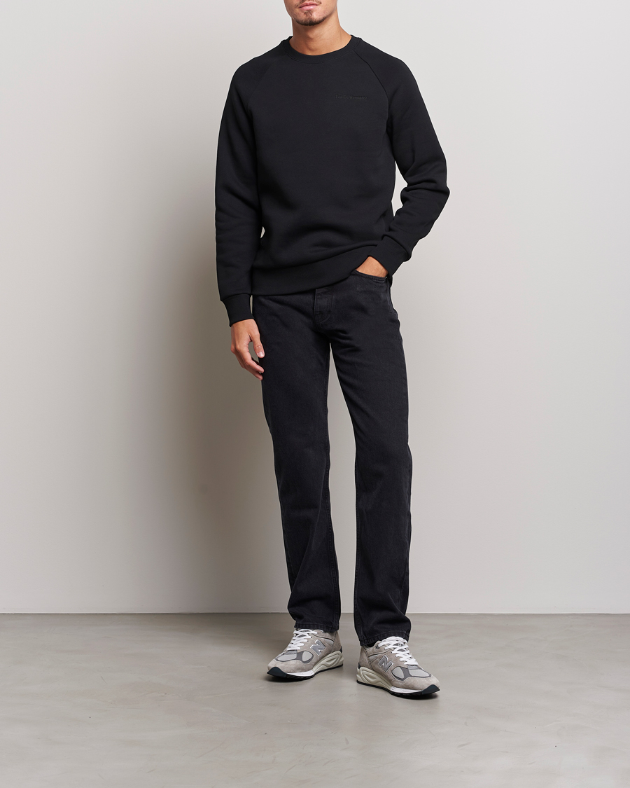 Mies | Puserot | Peak Performance | Original Logo Crew Neck Sweatshirt Black