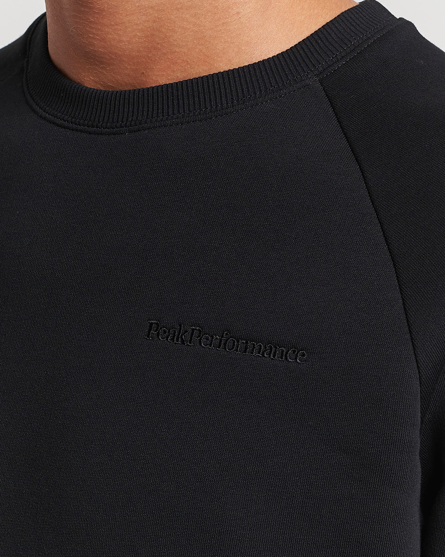 Mies | Puserot | Peak Performance | Original Logo Crew Neck Sweatshirt Black