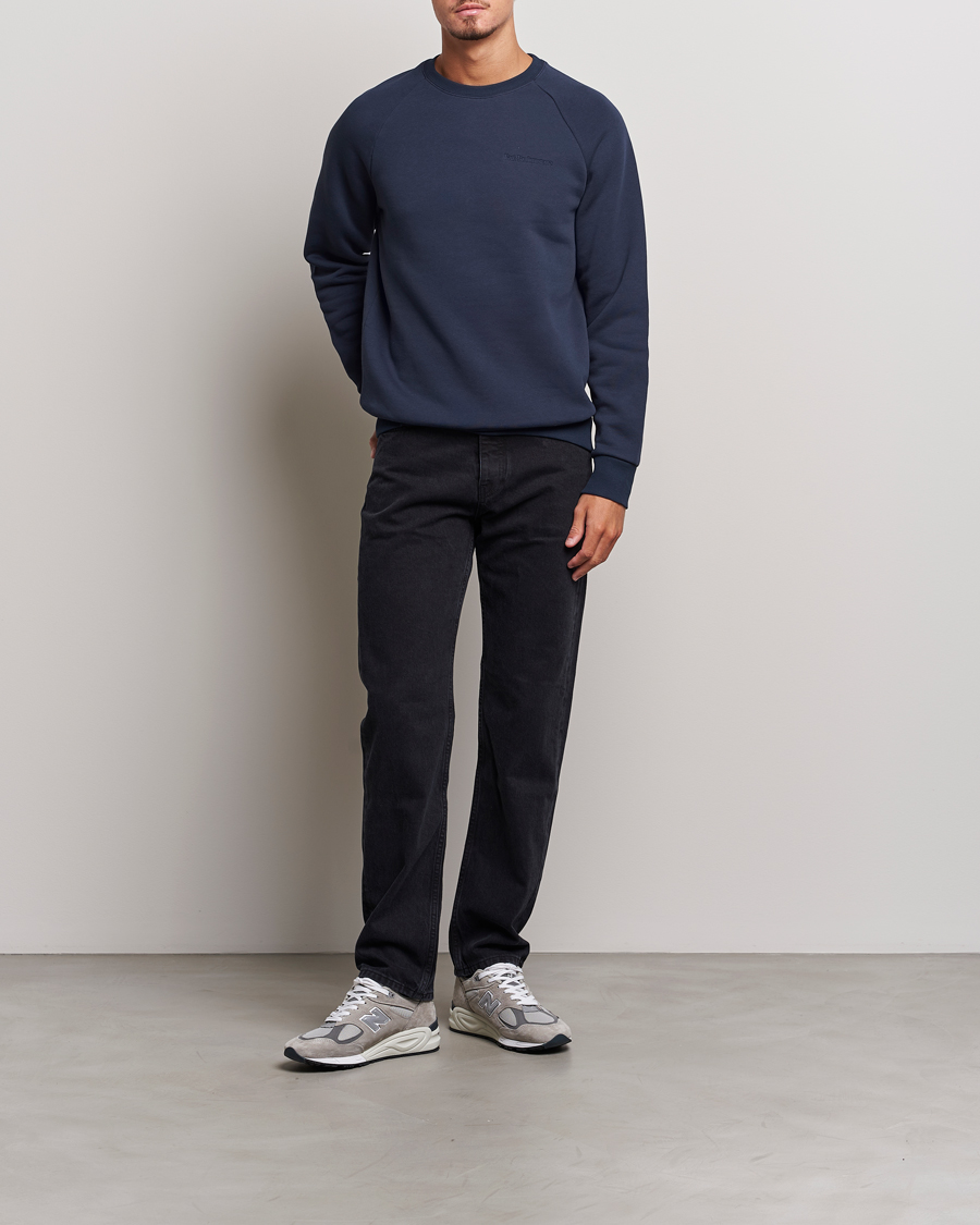 Mies | Puserot | Peak Performance | Original Logo Crew Neck Sweatshirt Blue Shadow