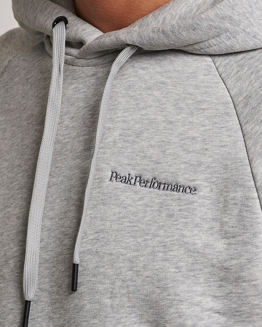 Mies | Puserot | Peak Performance | Original Logo Hoodie Grey Melange