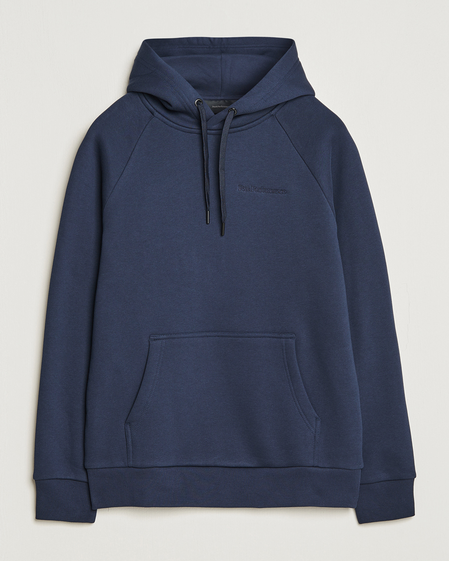 Mies | Puserot | Peak Performance | Original Logo Hoodie Blue Shadow