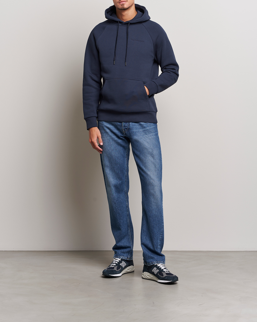 Mies | Puserot | Peak Performance | Original Logo Hoodie Blue Shadow