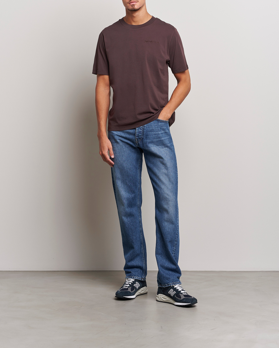 Mies | T-paidat | Peak Performance | Original Logo Crew Neck T-Shirt Desert Plum