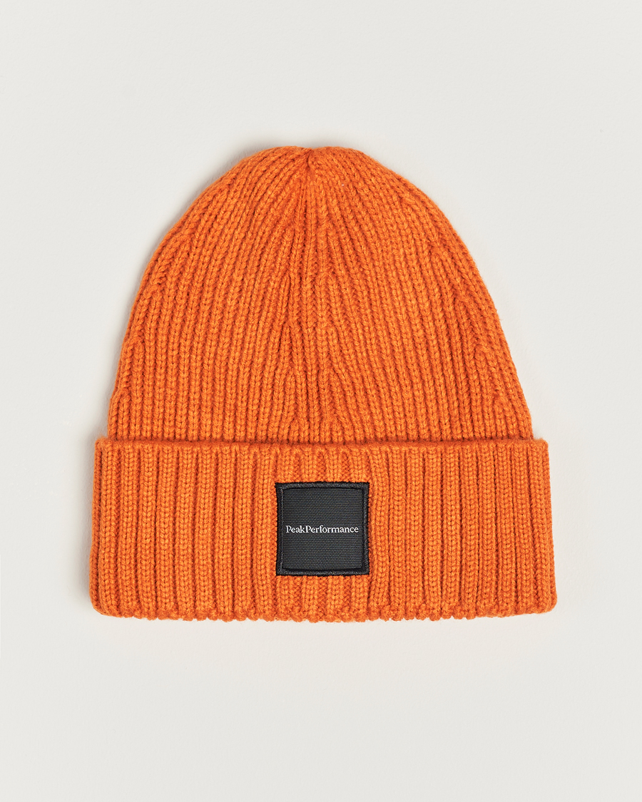 Mies | Pipot | Peak Performance | Cornice Ribbed Hat Gold Flame