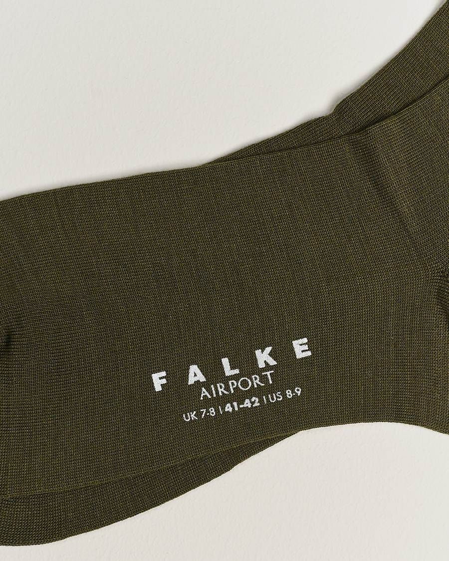Mies | Alusvaatteet | Falke | Airport Socks Artichoke Green