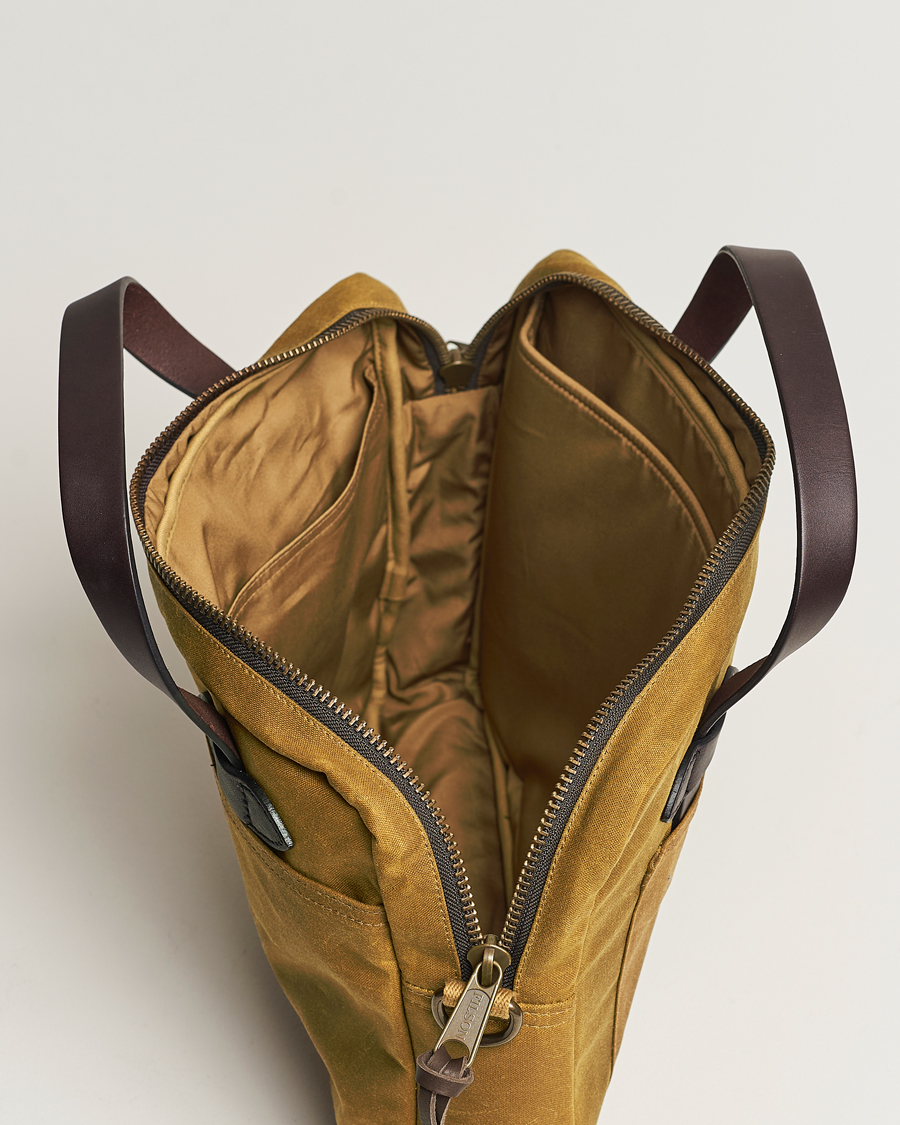 Mies | Laukut | Filson | Tin Cloth Compact Briefcase Dark Tan