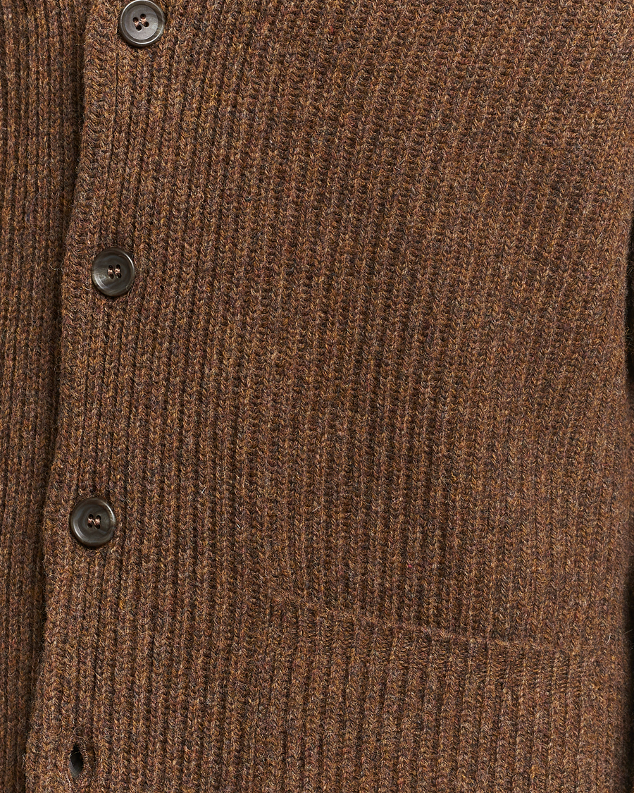 Mies | Puserot | Filson | Bristol Wool Cardigan Brown Heather