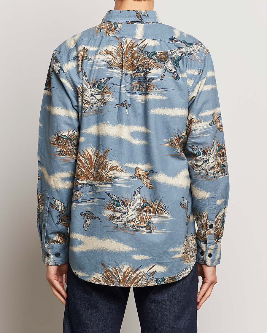 Mies | Kauluspaidat | Filson | Field Flannel Shirt Marsh Scenic/Blue