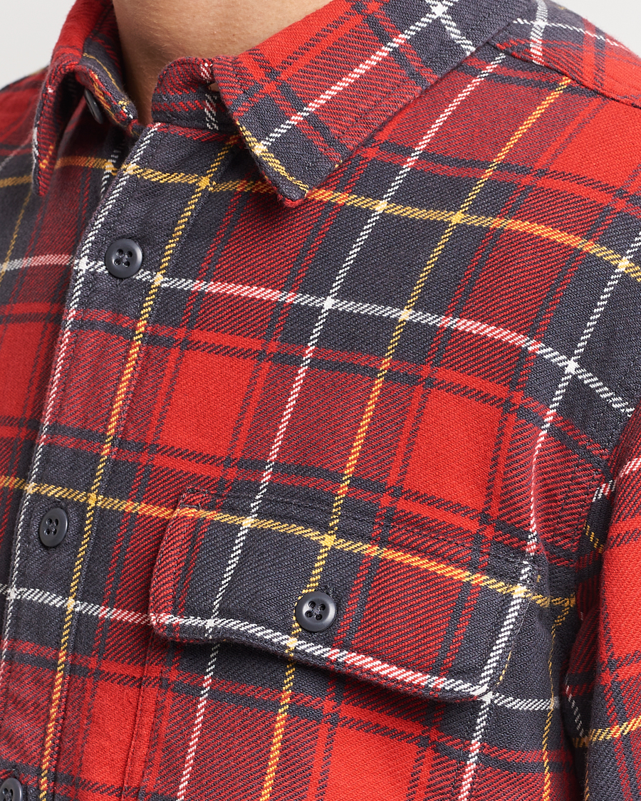 Mies | Kauluspaidat | Filson | Vintage Flannel Work Shirt Red Charcoal Plaid