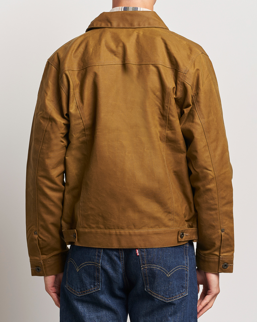 Mies | Takit | Filson | Short Lined Tin Cloth Cruiser Dark Tan